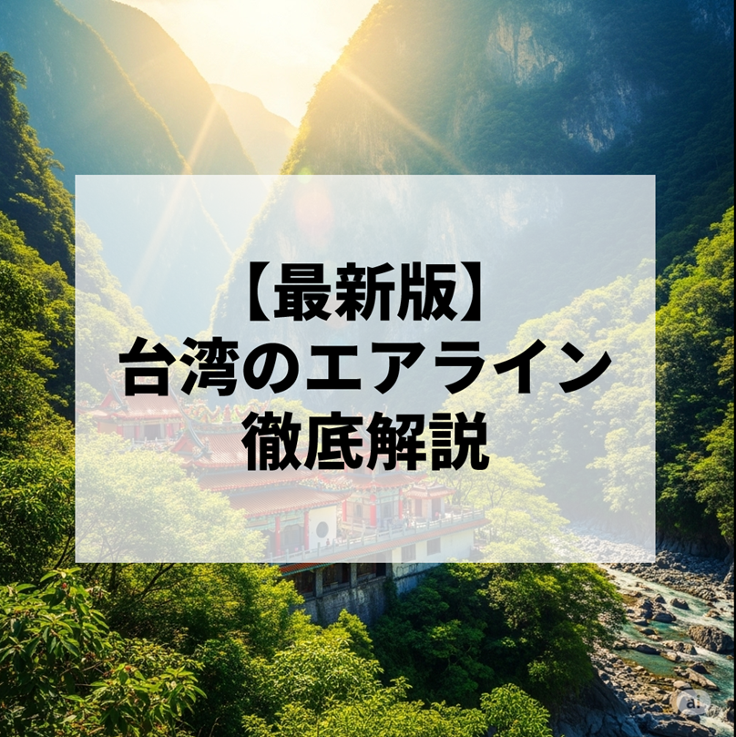 台湾のエアライン徹底解説