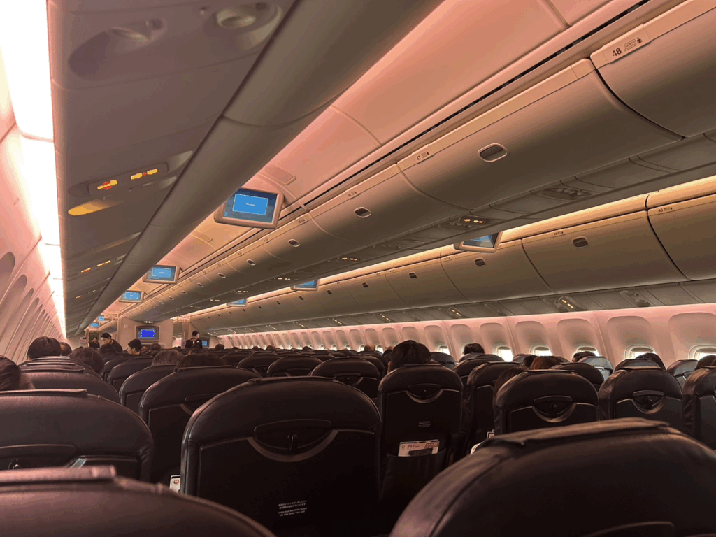 機内の様子