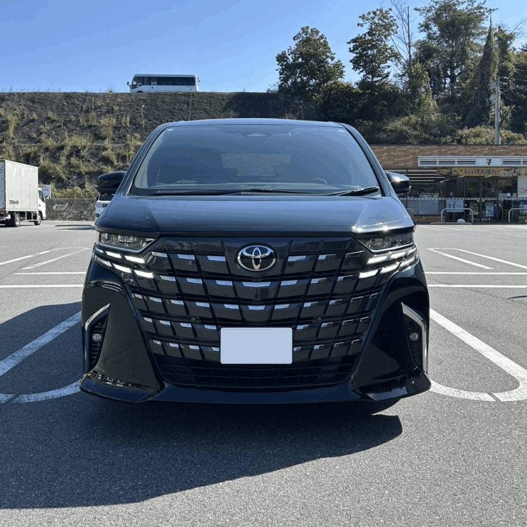 アルファードの前面（フロント）