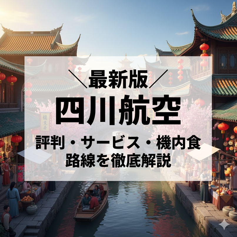【2025年最新版】四川航空（Sichuan Airlines）を徹底解説｜評判・サービス・機内食・路線まで詳しく紹介