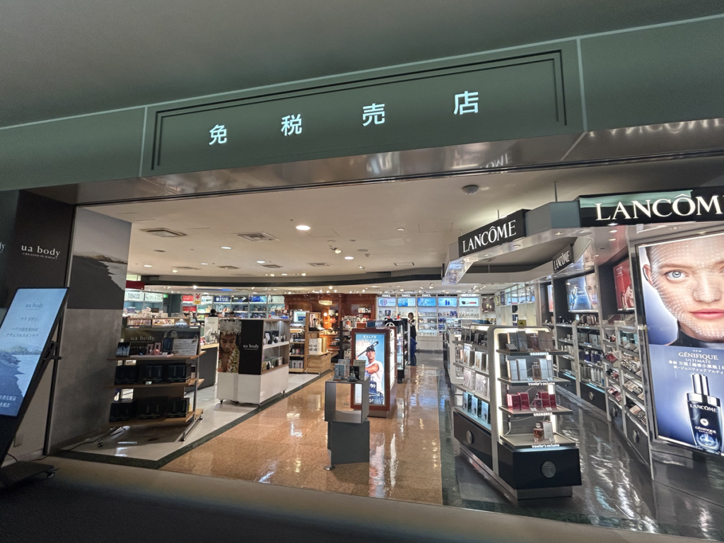 免税店の様子