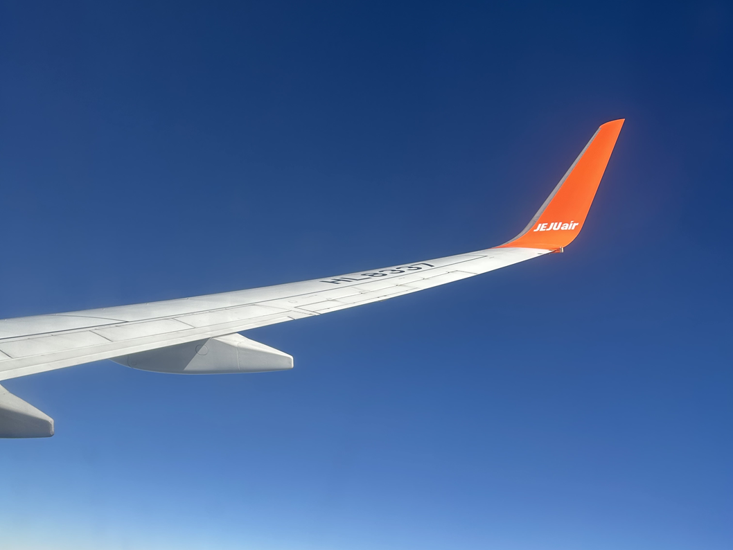 着陸態勢に入った際の様子